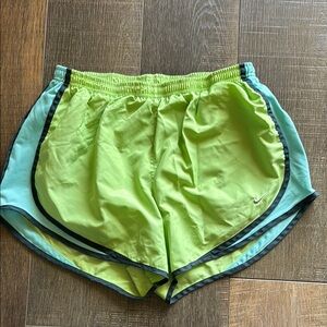 Nike Women's Lime Green Running Shorts